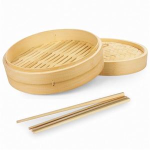 Vaporeras De <span class=keywords><strong>Bambu</strong></span> 4,5 Pulgadas <span class=keywords><strong>Vaporera</strong></span> Para Asiáticos Proveedores Vapor Tamano ni Empanadillas Al Vapores Cocina China - Product Image 1