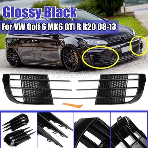 Para VW Volkswagen Golf 6 MK6 VI GTI R R20 2008-2013 Cubiertas de Faros Antiniebla Delanteros para Coche, Embellecedores de Ceja y Cuchilla de Viento - Product Image 1