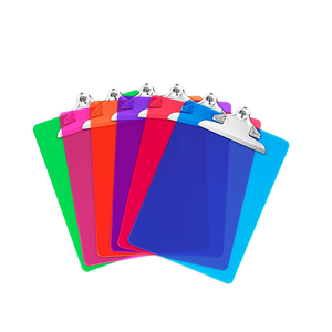 Trong suốt Acrylic clipboard với bướm Clip A4 Kích thước lớp học các tông, biểu tượng tùy chỉnh. - Product Image 1