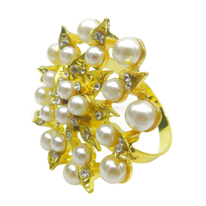 Goldene Metall Servietten ringe Set für Hochzeiten Tisch Großhandel Tissue Holder Party Tisch Servietten Ring Factory Direct - Product Image 3