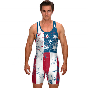 Kostum Singlet Gulat Sublimasi Kosong Singlet Gulat Seragam Gulat - Product Image 2