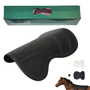 Sottosella in Gel di Silicone Traspirante, Ammortizzante e Antivibrazioni con Protezione Dorsale per <span class=keywords><strong>Equitazione</strong></span> e Salto - Product Image 1