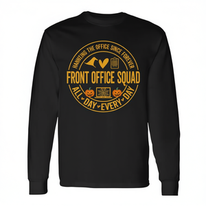 T-shirt à manches longues pour Halloween de l'équipe Front Office Squad Spooky Admin Team - Product Image 2