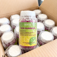 Complément DIM 200mg Antioxydant Sans gluten Gummies végétaliennes pour soulager les symptômes de la ménopause chez les femmes adultes