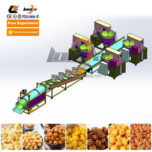 เครื่องทำป๊อปคอร์นไฟฟ้าขนาดเล็ก รุ่นลดราคา สำหรับทำเมล็ดบัวเล็ก ฟอกซ์นัท และป๊อปคอร์นคาราเมล พร้อมสายการผลิต - Product Image 2