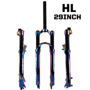 Pasak 32 100Mm Nhôm MTB Xe Đạp Ngã Ba Hệ Thống Treo 27.5/29er Inch Không Khí 7 Màu Mạ HL Xe Đạp Leo Núi 120Mm Du Lịch Hợp Kim Vương Miện - Product Image 2
