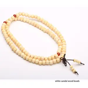 Unisex Natural s-wood 6/8mm 108 mala prayer beads Buddhist bead Necklace Bracelet Wood Meditation Rosary men fashion jewelry