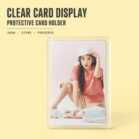 Étuis de protection transparents en PVC anti-RFID pour cartes de visite, cartes photo de collection et accessoires de trading – Présentoirs et rangements