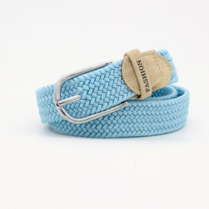 Ceinture en nylon/polyester/soie multifonctionnelle pour femmes en toile tissée élastique argentée pratique pour les étudiants - Product Image 6