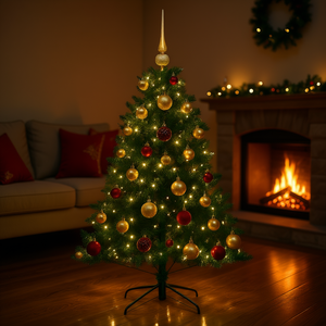 Árbol de Navidad Artificial Verde de 47.24 Pulgadas con 150 LED - Product Image 2