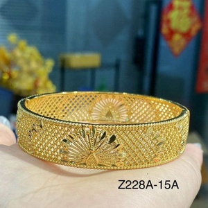 JXX Women's Fashion Gold Plated <b>Bracelet</b> Classic Indian Style Bangles in Bulk Dubai <b>Inspired</b> Jewelry - Product Image 4