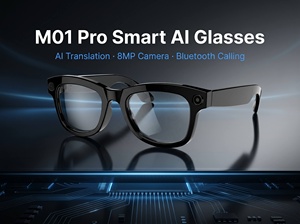 High Definition M01 Pro Smart <b>Glasses</b> 8MP Photograph Bluetooth Calling 1080P video recording Real-time AI translation Men Women - Product Image 6