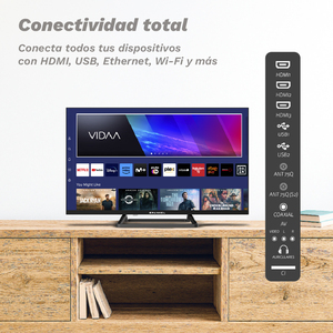 Televisor Grunkel QLED de 32 Pulgadas Full HD Smart TV con Sistema Operativo Vidaa - Product Image 4