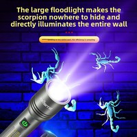 Nouvelle lampe torche rechargeable en alliage d'aluminium à quatre couleurs haute luminosité, IP45, portée de 500 m, 1000 lumens, longue durée de vie de la batterie pour