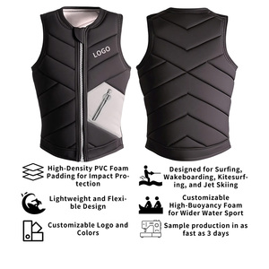 Gilet d'impact <span class=keywords><strong>de</strong></span> canotage avec logo personnalisé gilet <span class=keywords><strong>de</strong></span> sauvetage en néoprène pour les sports nautiques Chaleco Salvavidas PFD gilet <span class=keywords><strong>de</strong></span> wakeboard - Product Image 2