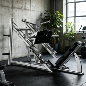 Machine de musculation professionnelle à charge par plaques pour la musculation des jambes, presse à jambes à 45 degrés pour centre de fitness - Product Image 3