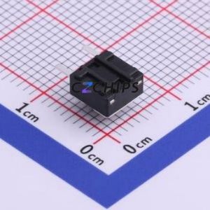 K2-1102DE-C4SW-04 Tactile Switch Bent Lead Through Hole-3P,6x6mm Switch 2.5N Right Angle Insert 6mm 6mm - Product Image 2
