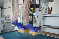 Máquina CNC de Anidamiento de Madera de 3 Ejes ATC 1224/1325/1530/2130 con Carga y Descarga Automática, Router CNC para Perforación de Muebles