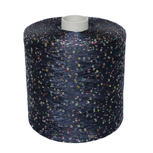 Bán Buôn 100% <span class=keywords><strong>Polyester</strong></span> Dệt Kim Kim Loại <span class=keywords><strong>Sequin</strong></span> Sợi Nhuộm Phản Quang Kim Loại Hạt 3Mm 2Mm Tiêu Chuẩn Chất Lượng - Product Image 4