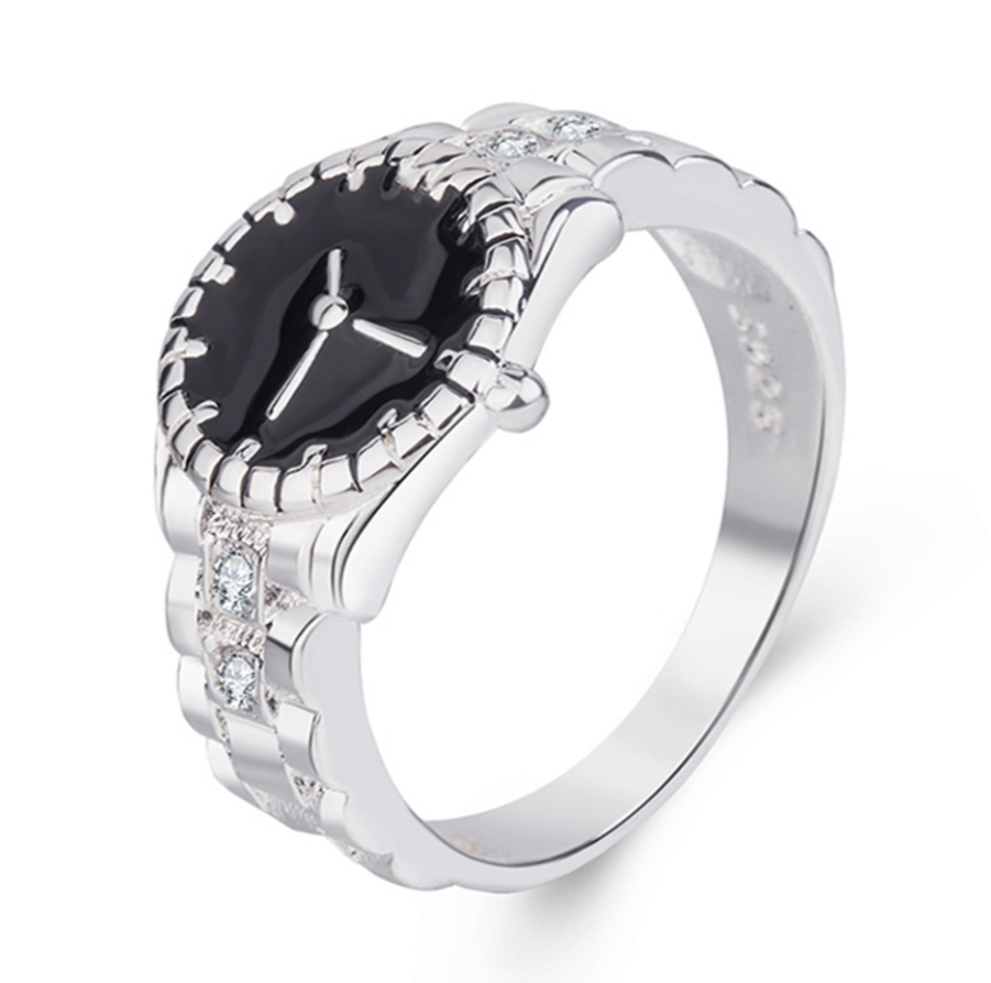 White watch model   Rose gold watch model