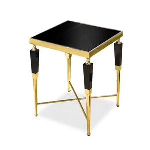 Mesas <span class=keywords><strong>de</strong></span> Esquina para Sala <span class=keywords><strong>de</strong></span> Estar con Base <span class=keywords><strong>de</strong></span> Acero Inoxidable y Tapa <span class=keywords><strong>de</strong></span> Mármol, Gran Oferta - Product Image 2