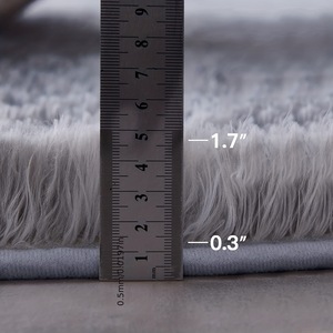 Alfombras Redondas y Esponjosas al por Mayor, Alfombra Circular Peluda con Estampado <span class=keywords><strong>para</strong></span> Dormitorio y Sala <span class=keywords><strong>de</strong></span> Estar - Product Image 6