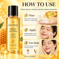 Tonique Visage à l'Extrait de Propolis Hydratant Éclaircissant Régulateur de Sébum Apaisant Liquide Marque Privée Fabricant OEM ODM Vente en Gros