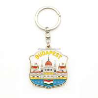 Llavero de metal con mapa de Hungría, diseño de dibujos animados, de moda, con esmalte ecológico, estilo Paprika para Cube Charms, para Hungría, Souvenirs de Hungría