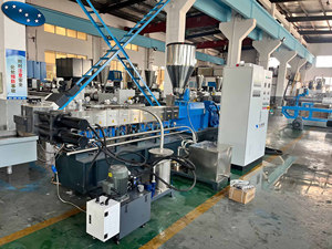 Extrudeuse à double vis en plastique 500-1000 kg/h PP+<span class=keywords><strong>SBS</strong></span> remplie de CaCO3 Machine de granulation de masterbatch Machine de fabrication de granulés Ligne de production - Product Image 5