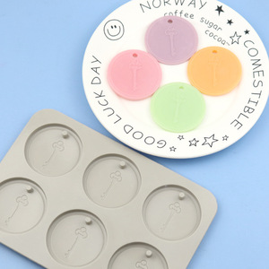 Nouvelles Idées Ronde Aromathérapie Cire <span class=keywords><strong>Bougie</strong></span> Plâtre Epoxy Savon Moule Silicone Moules pour Cire Moules Porte-clés Résine Moule Fabrication de <span class=keywords><strong>Bijoux</strong></span> - Product Image 1