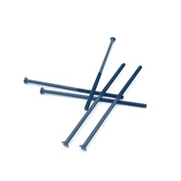 Vis de connexion pour meubles, vis de machine à tête fraisée Phillips, revêtement bleu, filetage partiel, pour l'assemblage