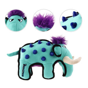 2025 SUPERZOO GiGwi Duraspikes Extra durevole elefante cane giocattolo azzurro con punte di taglia - Product Image 2