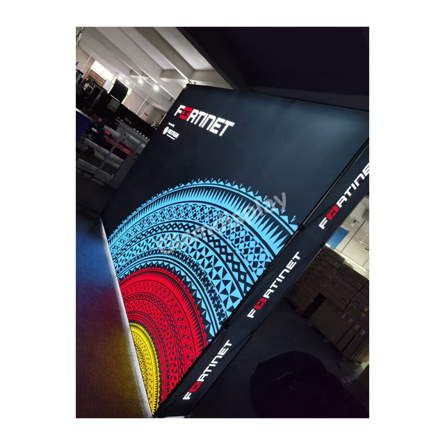 20ft Led Light Box Tension Fabric Graphic Aluminum Alloy Frame Portable Pop up SEG Light Box Backlit Backdrop Wall Display
