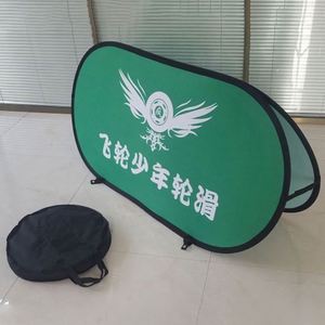 Custom Vintage Pop up a Frame Banners with Zinc-plated Steel Frame Polyester Material Tension Screen <b>Backdrop</b> Logo and <b>Stand</b> - Product Image 5