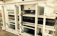Presse à membrane sous vide pour placage et formage de feuilles de PVC avec table de 3000 mm de longueur