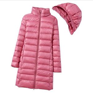 Doudoune longue <span class=keywords><strong>Ultra</strong></span> légère et décontractée pour femme, manteau d'hiver, doudoune mince, <span class=keywords><strong>Parka</strong></span> à capuche, offre spéciale - Product Image 4