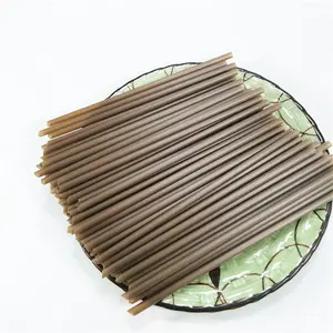 Custom Drink Straw 6mm 8mm 12mm Sugar Cane Bamboo Fiber Coffee Grounds Disposable Bubble Tea Straw Individual Packed