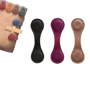 Creative Leather Double-sided Magnetic 6Colors <b>Bookmark</b> Students Library Reading Tools School Simple Stationery Supplies Supply - Product Image 1