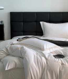 Bộ ga trải giường khách sạn 5 sao cao <span class=keywords><strong>c</strong></span>ấp SANHOO, <span class=keywords><strong>c</strong></span>ỡ King, chấ<span class=keywords><strong>t</strong></span> liệu cotton <span class=keywords><strong>t</strong></span>ùy chỉnh, dùng đượ<span class=keywords><strong>c</strong></span> quanh năm - Product Image 2