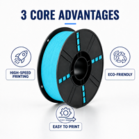 Becreative PETG Plus Verbessertes Filament 1,75mm 1kg Verbesserte Formel 3D-Drucker-Filament für FDM 3D-Drucker/3D-Stift Geruchsarm Hochwertig