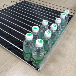 wholesale supermarket rack feed plastic roller refrigerator cooler freezer gravity roller shelf for display shelves