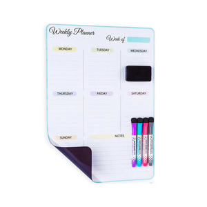 Magnetic <strong>Whiteboard</strong> <strong>for</strong> <strong>The</strong> Refrigerator Daily Weekly Monthly Planner Marker Board Dry Erase Magnetic Calendar Board - Product Image 1