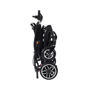 Silla de ruedas ultraligera de fibra de carbono plegable motorizada eléctrica portátil - Product Image 1