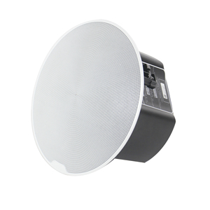 Haut-parleur <span class=keywords><strong>de</strong></span> plafond coaxial <span class=keywords><strong>Dante</strong></span> <span class=keywords><strong>de</strong></span> 6 pouces haut <span class=keywords><strong>de</strong></span> gamme sans bordure avec fil <span class=keywords><strong>de</strong></span> sécurité PoE DSP - Product Image 1