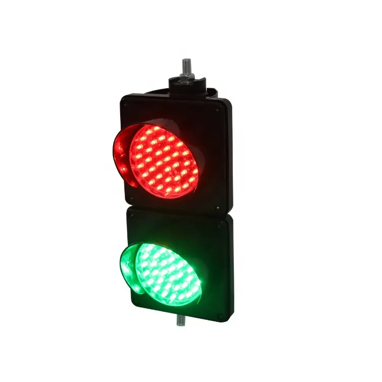 Üretici fiyat 200mm 300mm trafik ışığı kırmızı yeşil güneş akıllı Zebra geçiş yaya yaya geçidi LED trafik işareti ışık