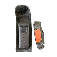 Léger noir 2.17 "Clip Point lame fleur gravé traversin Dymonwood échelles serrure arrière lanière trou couteau pliant pour EDC