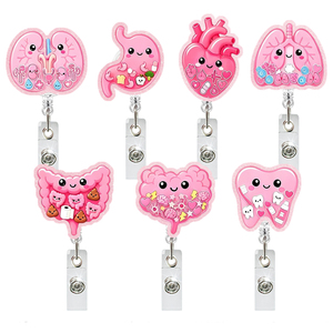 Portabadge Retrattile in Acrilico Serie Reni Creativa, Bestseller, Ideale come <span class=keywords><strong>Regalo</strong></span> <span class=keywords><strong>per</strong></span> Infermieri - Product Image 2