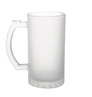 Mug à bière en verre dépoli vierge pour sublimation, type Stein, type Tankard, type Pint, verre à pint transparent, verrerie de bar, complexe de fournisseurs internationaux