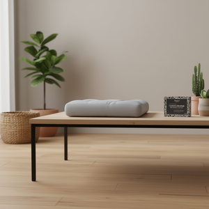 Cojín Decorativo de Tela Gris para Palet, Plato Decorativo para Decoración del Hogar - Product Image 2