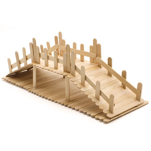 Wooden Bridge Model <b>Kit</b> For Kids 4-6Y Educational <b>Diy</b> Science Project Toy With Popsicle Sticks - Product Image 1